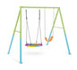 2-Component Swing Set for Children 254x235x200cm - Nest Swing and Toddler Seat