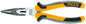 Ingco 160mm long nose plier – Cr-V, black finish, ergonomic handle