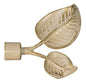 Extendable Curtain Rod Berlin 120–210 cm in Ivory Wrought Iron with Gold Finish