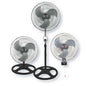 3-in-1 Pedestal-Desk-Wall Fan D.45CM 65W