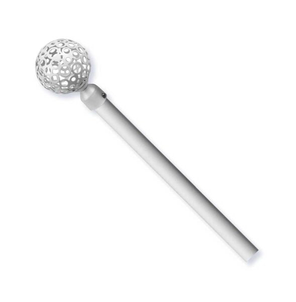 Bastone per Tende in Acciaio Estensibile 120-210cm Boccia Fiore