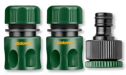 Set mit 3 Jadever Schnellkupplungen für Gartenschläuche