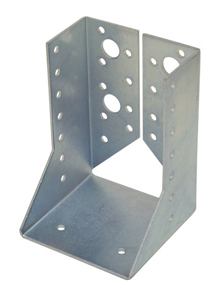 Supporto Chiuso per Travi in Acciaio Zincato – 100x140 mm – Spessore 2 mm