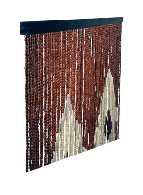 Vorhang aus lackiertem Holz 120x240 cm – Verschiedene Designs, dekorativ