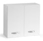 Cappa sottopensile 60 cm aspirante 95W con luce alogena Bianco/Inox