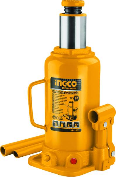 Cric Idraulico a Bottiglia INGCO 12 Ton – Potente e Sicuro
