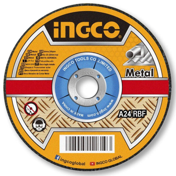 INGCO Trennscheibe für Metall 230mm x 6,0mm x 22,2mm – Präzises Trennen und Entgraten