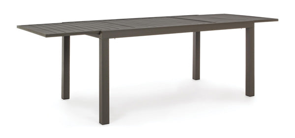 Tavolo Allungabile in Alluminio Hilde 200-300x100 cm – Colore Coffee