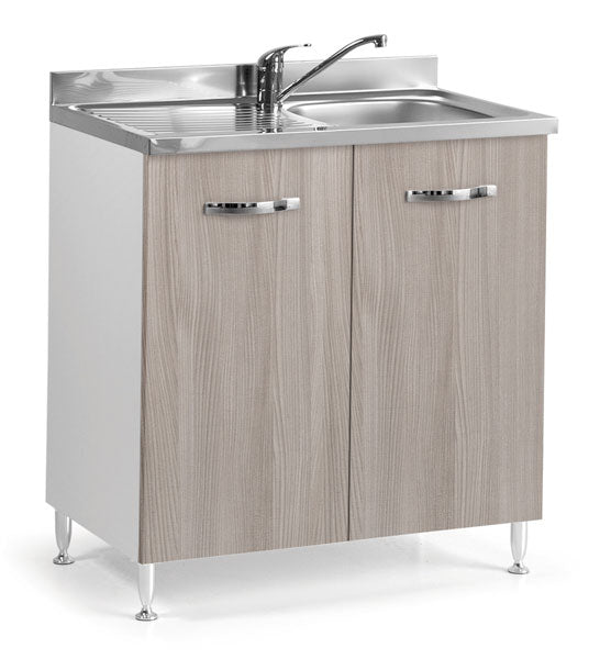 Spülenunterschrank in Küchenset 80 oder 120 cm