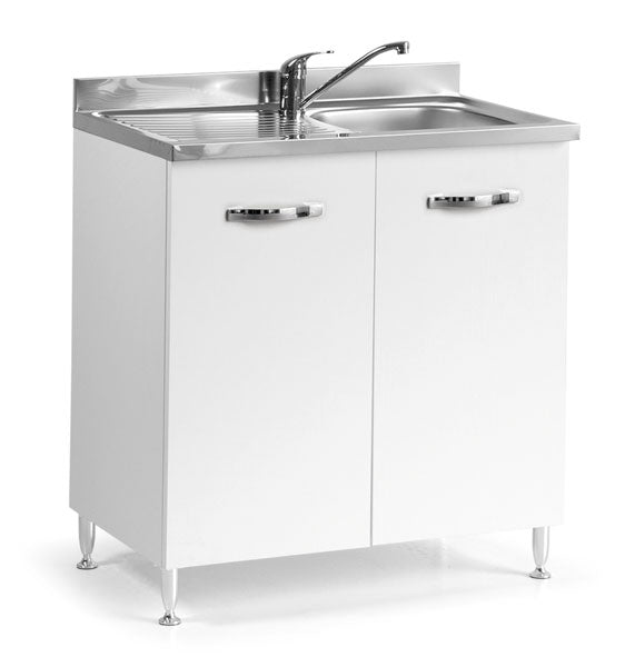 Spülenunterschrank in Küchenset 80 oder 120 cm