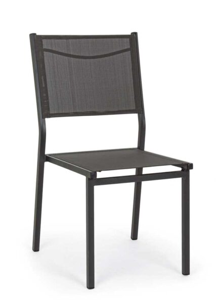 Sedia da Esterno Hilde in Alluminio e Textilene