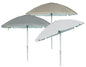 Beach Umbrella Ø 240 cm - Aluminum Pole, Windproof, UV Protection