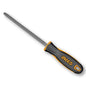INGCO 200mm Round Steel File – T12 Steel, high precision