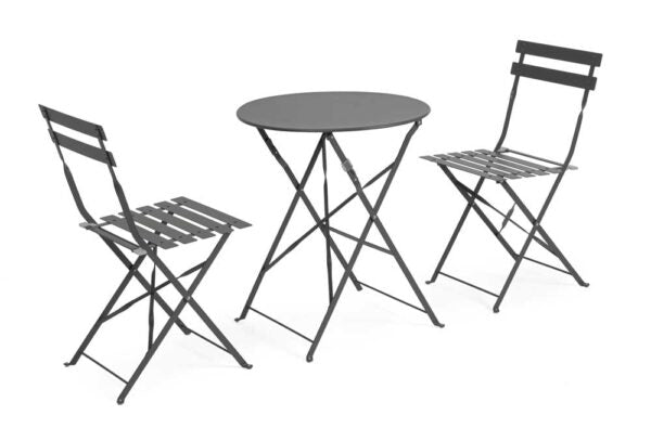 Set Bistrot Austin 3 pezzi (1 tavolo + 2 sedie)
