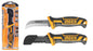 INGCO 200mm Wire Stripping Knife – Curved stainless steel blade, protected handle