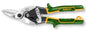 Left Aviation Snips 250mm with Two-Color Handle – Jadever