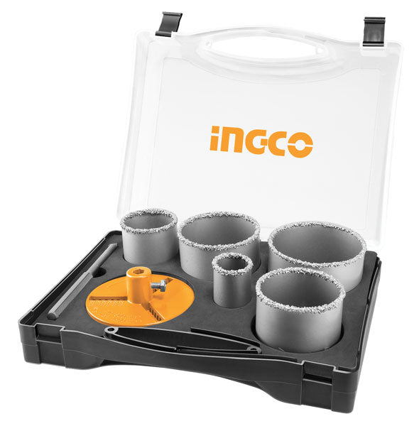 7-teiliges Lochsägen-Set für Metall 33-83 mm mit Koffer 10-tlg.