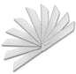 Set of 10 Snap-off Blades 18x100 mm in Plastic Box