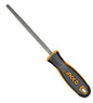 INGCO 200mm Wood Round File – T12 steel rasp, high precision
