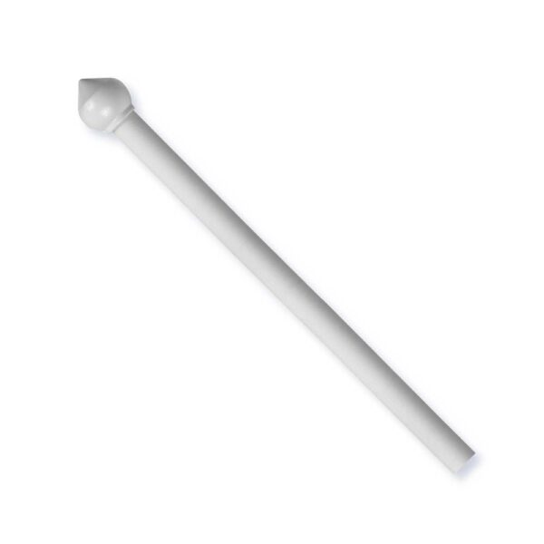 Ausziehbare Vorhangstange aus Stahl 120-210cm Kugel