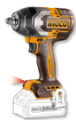 20V 850Nm 1/2" Cordless Impact Wrench Bare Tool with 3 Deep Sockets – P20S Series