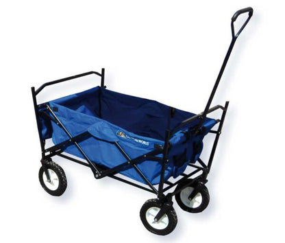 Carrello Portatutto Pieghevole 4 Ruote con Sacca 80×50×90 cm