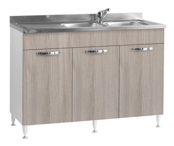 Spülenunterschrank in Küchenset 80 oder 120 cm