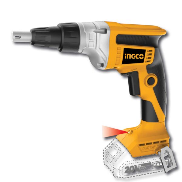 Avvitatore per cartongesso 20V – Brushless, 4200 giri/min, 30 Nm