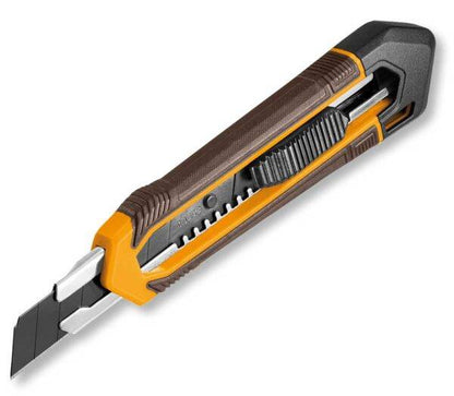 Cutter mit SK4-Klinge 18 × 100 mm mit rutschfestem Griff