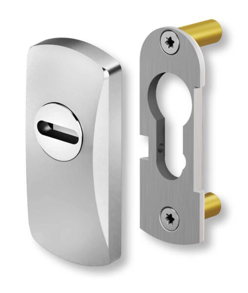 Steel Guard per profili stretti grigio alluminio – Inox, facile da montare, 30x12x70 mm