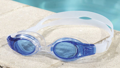 Schwimmbrille Kinder 3-6 Jahre, UV-Linsen, Silikon, 3 Farben
