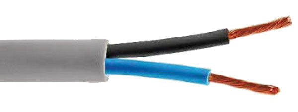 Cavo bipolare 2x1,5 mm² grigio – Bobina 100m per impianti civili e prese