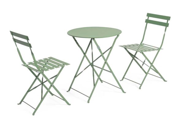 Set Bistrot Austin 3 pezzi (1 tavolo + 2 sedie)