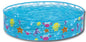 Rigid children's pool 122x25 cm – PVC sea-themed design, 277 L