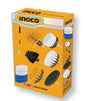 11-Piece Multi-Purpose Brush Set with 1/4" Shank Ingco