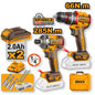 20V 1/4" Impact Drill/Driver Kit - 2 2.0Ah Batteries + 47 Accessories