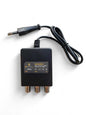 12V 450mA TV Power Supply with 2 F-Type Antenna Connectors