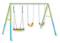 3-Component Swing Set for Children 343x235x200cm - Glider, Nest and Seats