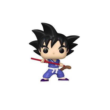 Funko Pop! Animation – Dragon Ball (1922) Goku mit Nyoibo im Dunkeln leuchtende Vinylfigur 9 cm