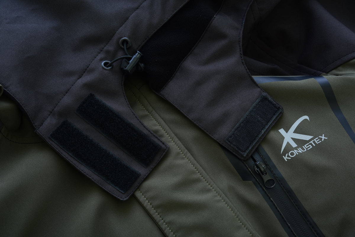 Giacca da caccia KONUSTEX GRINTO 2.0 impermeabile con gilet interno