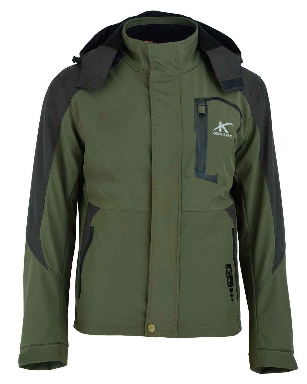Giacca da caccia KONUSTEX GRINTO 2.0 impermeabile con gilet interno