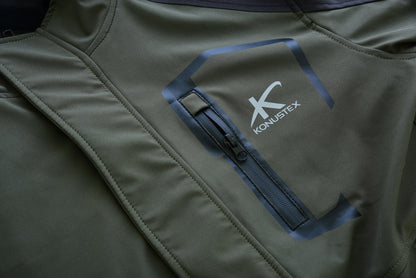 Giacca da caccia KONUSTEX GRINTO 2.0 impermeabile con gilet interno