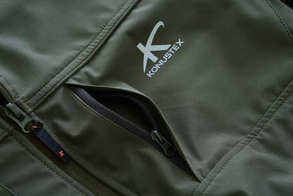Giacca da caccia KONUSTEX ITAMAR softshell verde