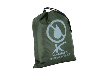 Antipioggia KONUSTEX LAXO PONCHO verde leggero impermeabile antivento