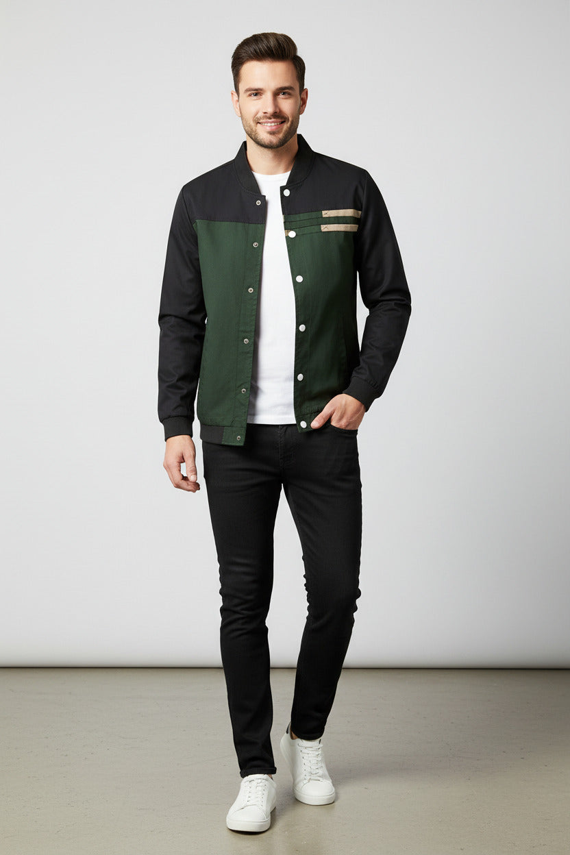 Giacca Uomo Military Casual Autunno Inverno – Stile Militare Fashion slim fit