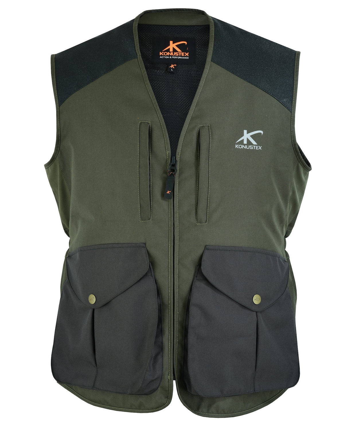 Gilet da caccia KONUSTEX NOTABLE verde #367