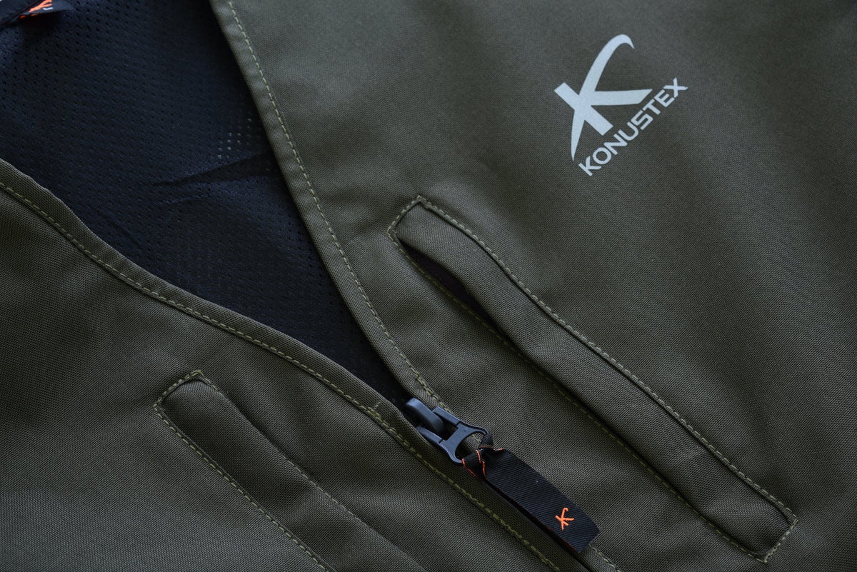 Gilet da caccia KONUSTEX NOTABLE verde #367