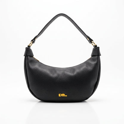 Giulia Borsa a Mezzaluna in Vera Pelle