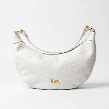 Giulia Borsa a Mezzaluna in Vera Pelle