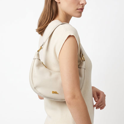 Giulia Borsa a Mezzaluna in Vera Pelle